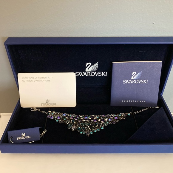 BNIB SWAROVSKI Panache Bracelet in Purple/Blue - Picture 3 of 4